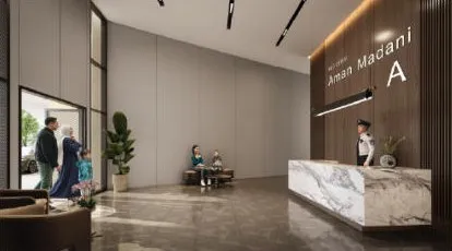 Artist’s impression: main lobby