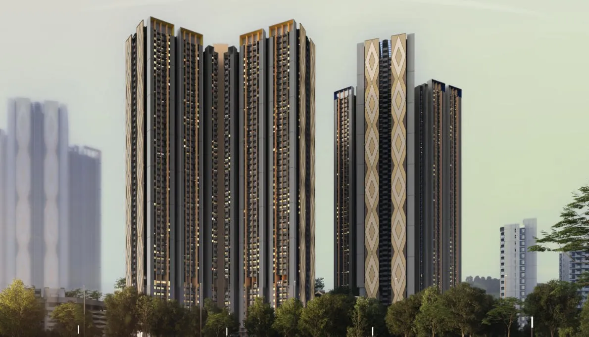 Artist’s impression of the Residensi Aman Madani towers
