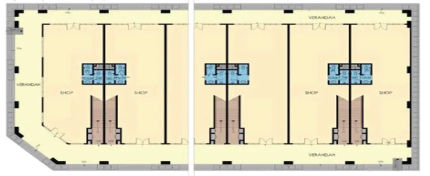 Typical floor plan, Danau Lumayan Avenue