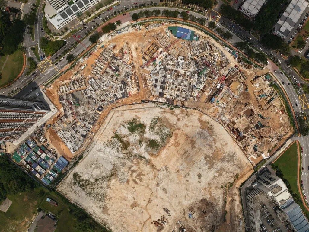 Master Drone Survey of Foundation Grid