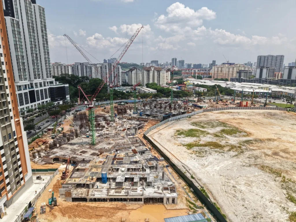 Podium Slab Formwork & Rebar Reinforcement